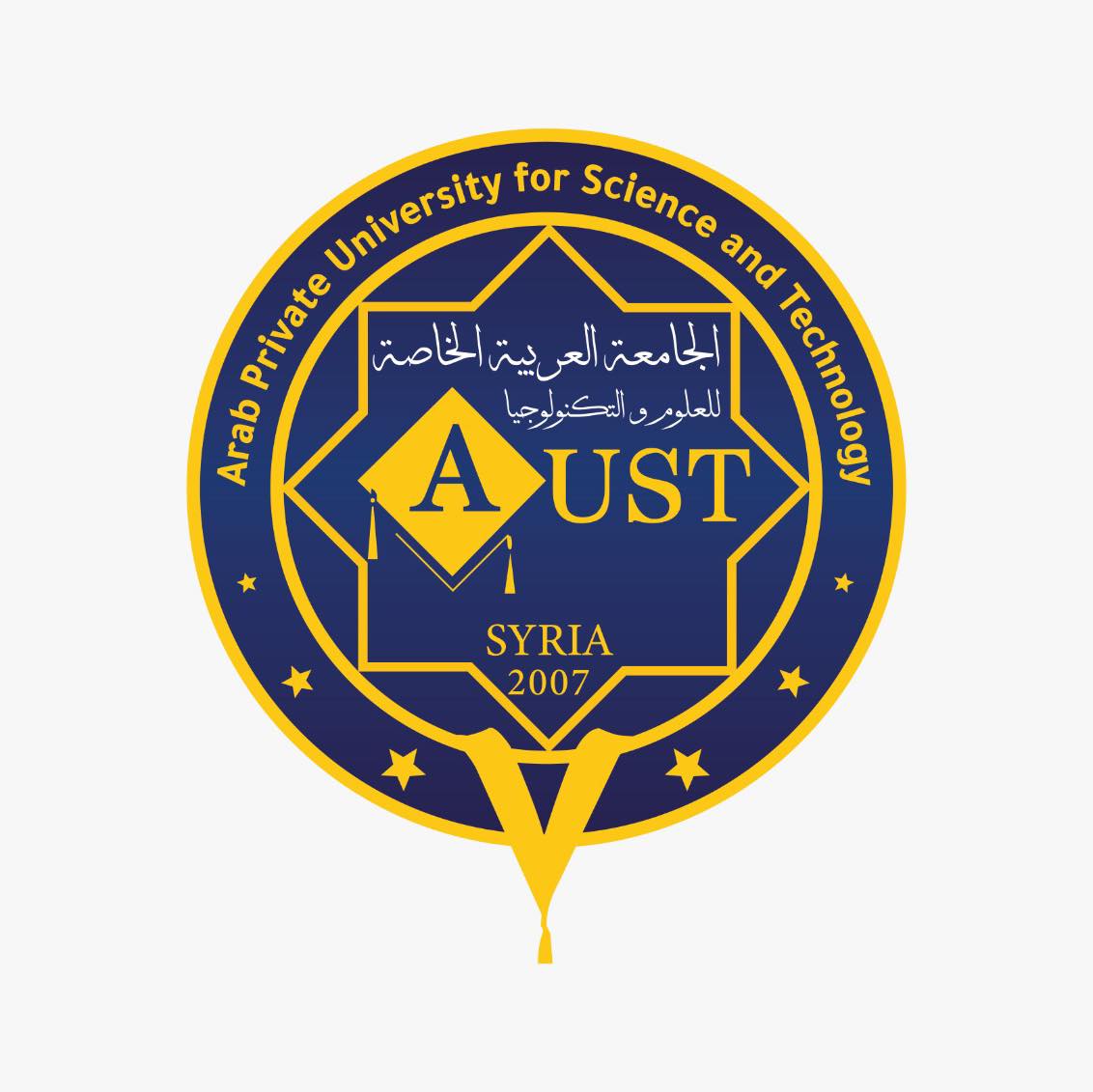 الجامعة العربية الخاصة للعلوم والتكنولوجيا لوغو